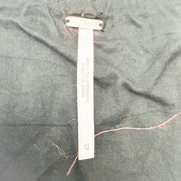 Free People Leopard Animal Print Patterned Flare Skater Skirt Size 12 - Picture 2 of 5